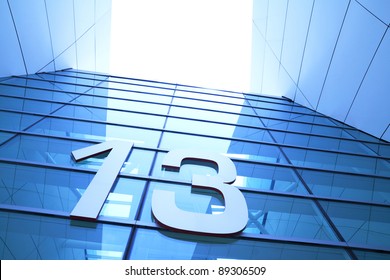 Digital 13 mosaics in glass walls - Powered by Shutterstock