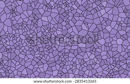 A digital abstract background featuring an irregular mosaic pattern of purple shapes separated by dark lines, creating a modern geometric texture suitable for creative design projects.