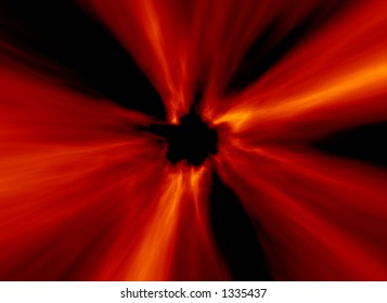Digital abstract explosion