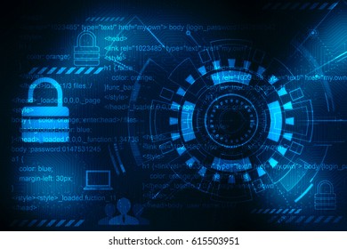 Digital Abstract technology background, 3d rendering