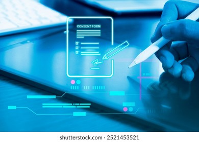 digital agreement , consent form approval , privacy control management