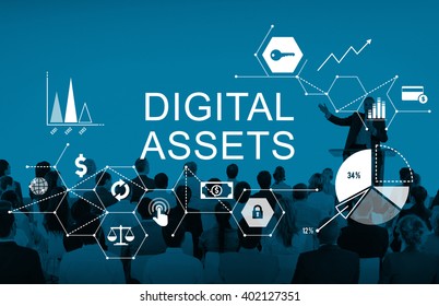 Digital Assets Business Management System Concept