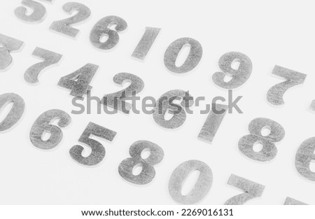Digital background with numbers. Texture of random numbers figures. Economic Collapse or default concept.