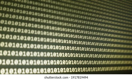 Digital Binary Code Data On Computer Stock Photo 1917819494 | Shutterstock