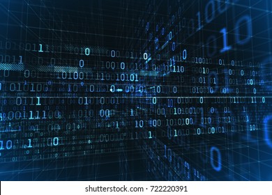 Digital Bits flying through Virtual Space - Powered by Shutterstock - Get 15% off with code: PIKWIZARD15
