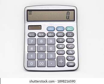 Digital Calculator On White Background