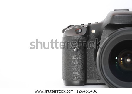 digital camera with copy space.
