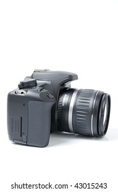 Digital camera isolated on white background