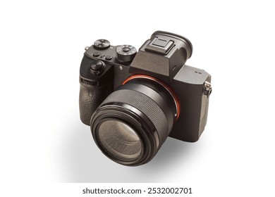 digital camera with white background