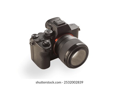 digital camera with white background