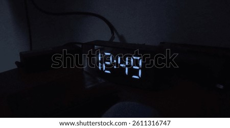 an Digital Clock with LED Number