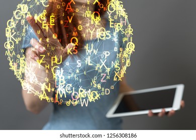 digital code in hand