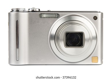 Digital Compact Camera Isolated On White