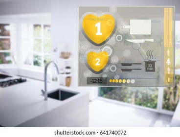 Digital composite of Cooking App Interface