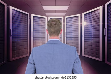Digital composite of data center
