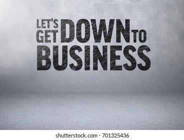 get down on business