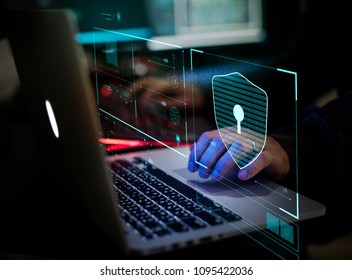 Digital crime by an anonymous hacker - Shutterstock ID 1095422036