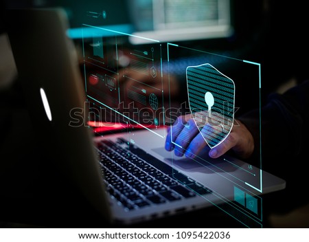 Digital crime by an anonymous hacker