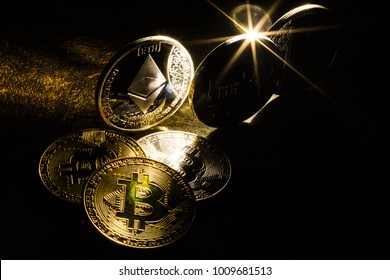 Digital Cryptocurrencys Bitcoin Ethereum Litecoin