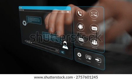 Digital Customer Support Interface with Live Chat Features and Text Messaging Functions for Enhanced User Engagement Sigmoid
