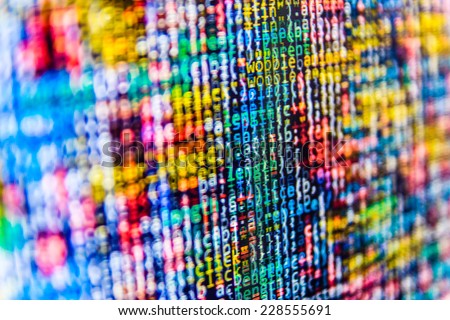 Digital cyber pattern. Abstract data bits stream background. 