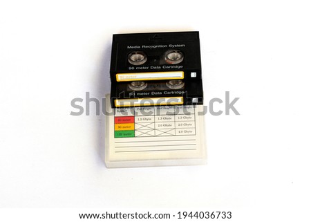 Digital data storage cassette tapes 