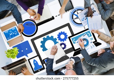 Digital Device Computer Connecting Internet Online Concept