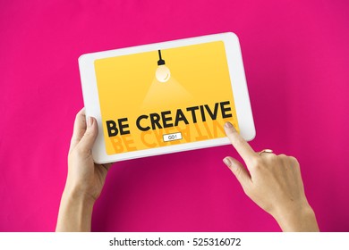 Digital Device creative Ideas Concept