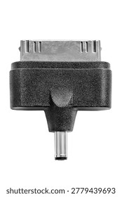 Digital device plug adapter isolated on white background