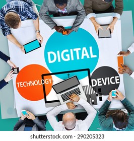 Digital Device Technology Internet Computer Connect Concept