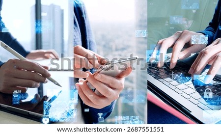 Digital device usage scenarios and digital data
