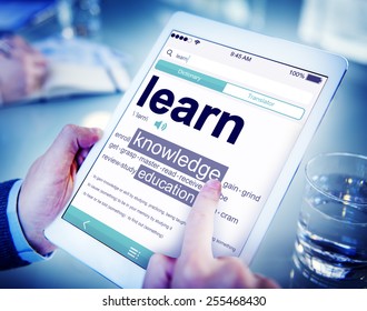 Digital Dictionary Learn Knowledge Education Concept