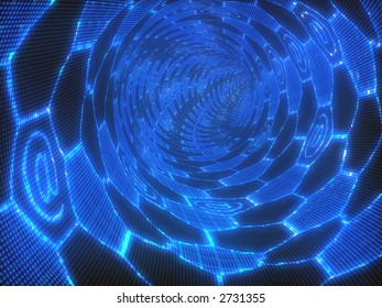 Digital display, 3d generated background