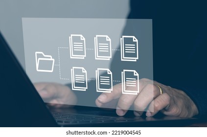 digital document catalog file structure data storage - Powered by Shutterstock