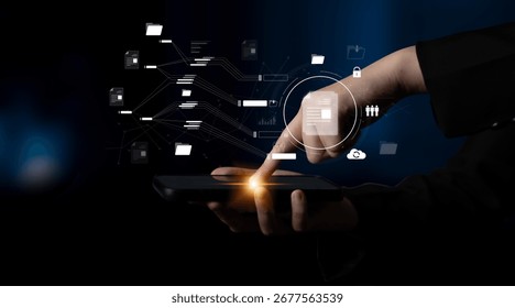 Digital document management system streamlines file access, document sharing, document tracking, and document storage for secure and efficient operations. Latch