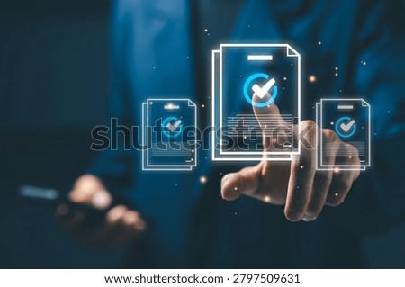 Digital document verification system with secure approval workflow, electronic records validation, compliance management, automated review process and business documentation.