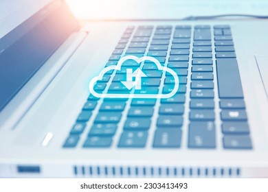 digital documents and data files sharing with cloud storage