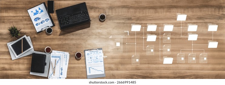 Digital file structure showing folder organization, file hierarchy, and document arrangement. File structure supports management, improves access, and file structure enhances clarity. Vouch