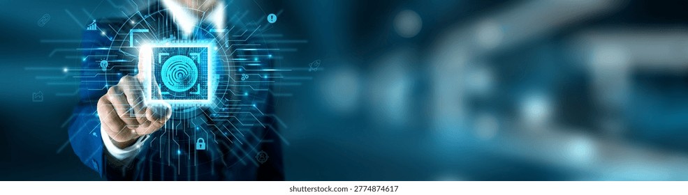 Digital forensics technology and investigation data network connecting with analytical holographic interface accuracy solution for cybercrime prevention. Future of security, evidence, and justice.