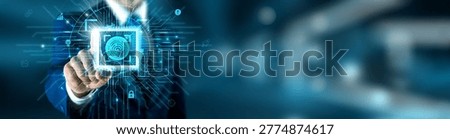 Digital forensics technology and investigation data network connecting with analytical holographic interface accuracy solution for cybercrime prevention. Future of security, evidence, and justice.
