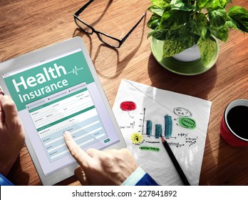 Digital Health Insurance Application Concept
