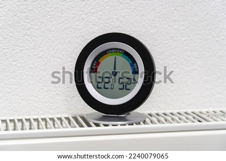 Digital humidity sensor with temperature measure