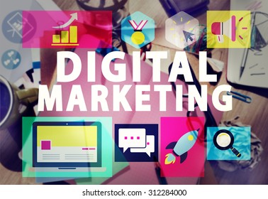 Digital Marketing Commerce Campaign Promotion Concept