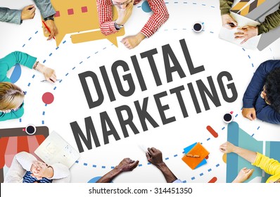 Digital Marketing Promotion Technology Concept Stock Photo (Edit Now ...