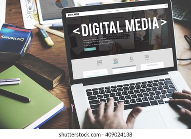 Konzept der Multimedia-Technologie für digitale Medien