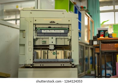 The Digital Mimeograph, In The Teacher Office, High School, Thailand 2