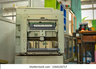 The Digital Mimeograph, In The Teacher Office, High School, Thailand 5