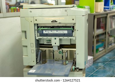 The Digital Mimeograph, In The Teacher Office, High School, Thailand 6