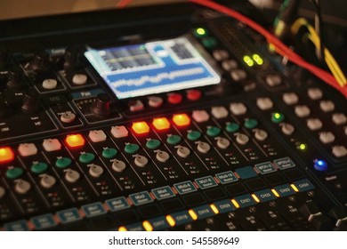 Digital Mixing Console In Event