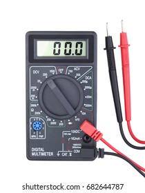 Digital Multimeter Isolated On White Background Stock Photo 682644787 ...